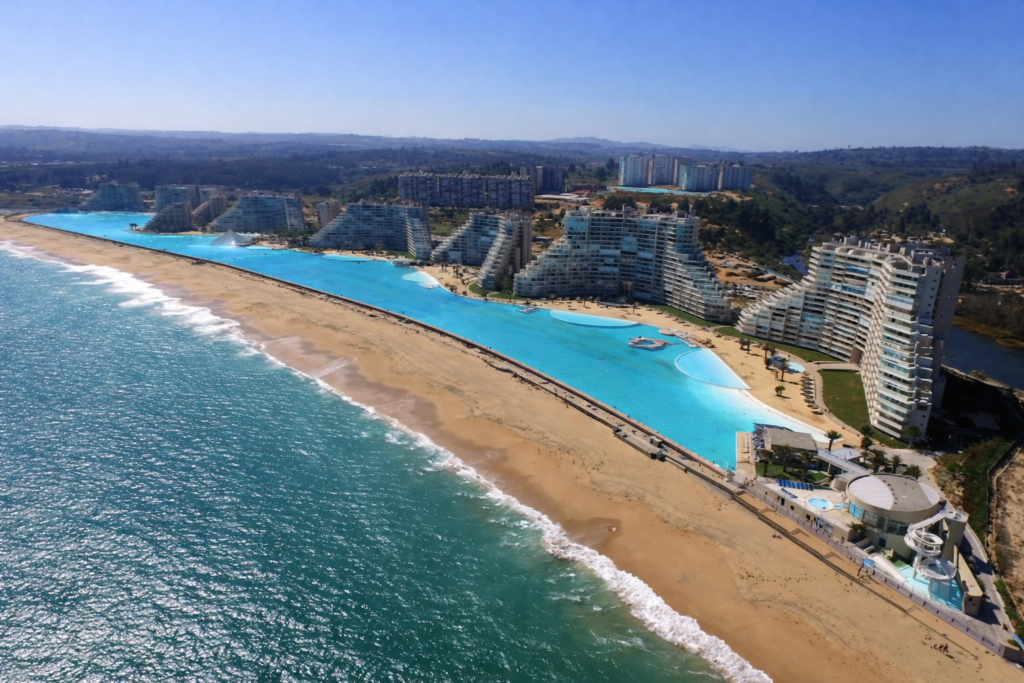 Resort de luxo à beira-mar em Viña del Mar com vista para o Oceano Pacífico no Chile